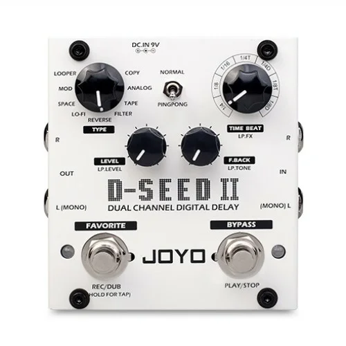 JOYO 4モード デュアルチャンネル デジタルディレイ D-SEED Amazon | JOYO エフェクター 4モード デュアルチャンネル